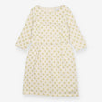 Boden Cream Gold Polka Dot Structured Midi Dress
