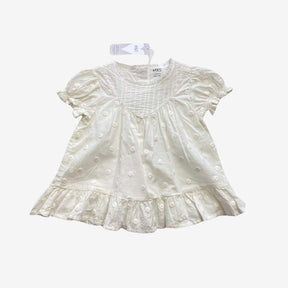 White Woven Dress
