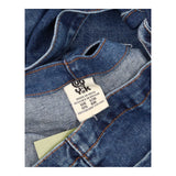 Blue 100% Organic Cotton Tie Shoulder Pocket Denim