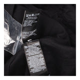 Black 100% Cotton Floral Embroidered Scalloped Hem