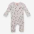 Sleepsuit white tree print