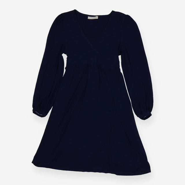 Navy Wrap Nursing Dress