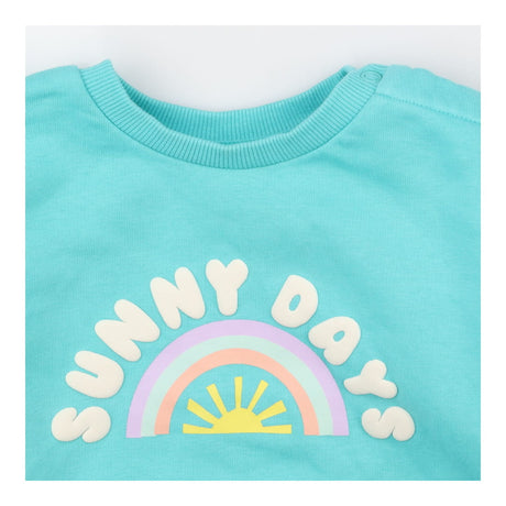 Sweater aqua jersey sunny days