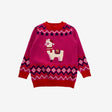 Festive llama sweater