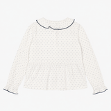Frill collar blouse Willow Crossley x Brora