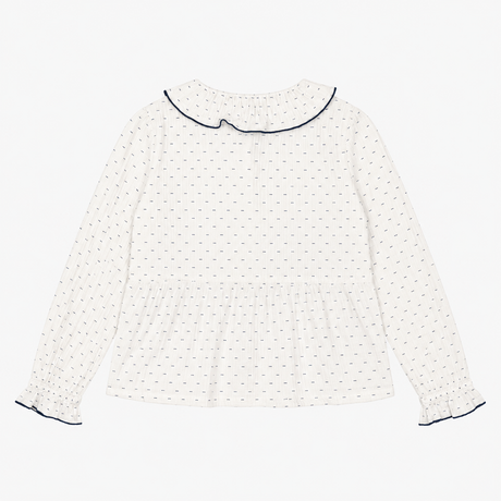 Frill collar blouse Willow Crossley x Brora