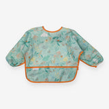 Green Nature Bib with Orange Lining - Hippy Chick