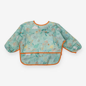 Green Nature Bib with Orange Lining - Hippy Chick