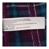 Dressing Gown Purple Teal Check Star Print Hooded
