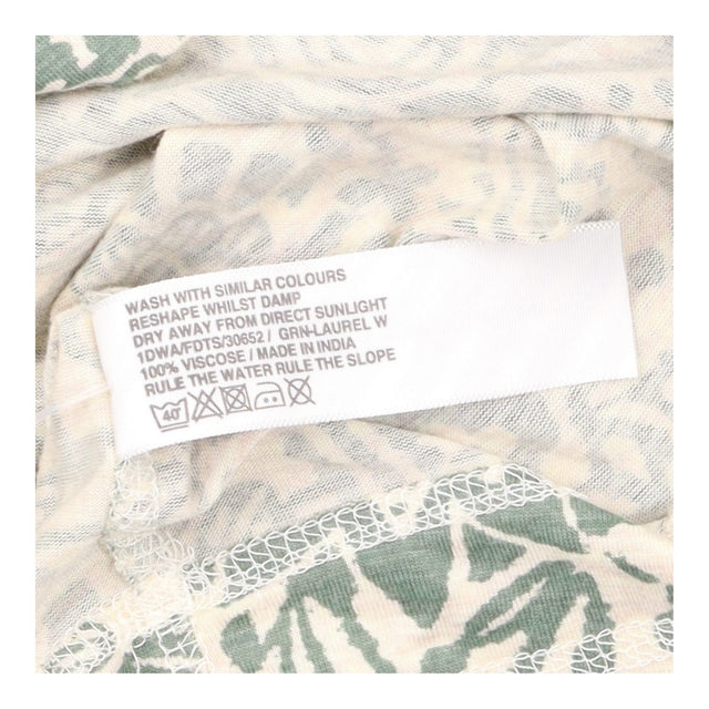 Laurel Green Printed Viscose Wrap Dress