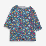 Sweater Dress Reversible Floral & Cat