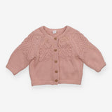 Cardigan knit pink