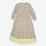 Seraphine Yellow Green Floral Nursing Midi Dress