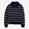 Blue Knit Roll Neck Jumper Rorie Whelan