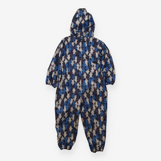 Snowsuit blue bears padded