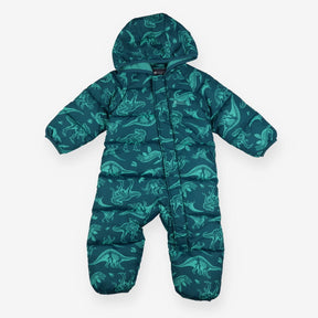Pramsuit Blue Green Prehistoric