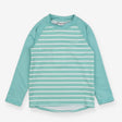 Rash vest teal stripe