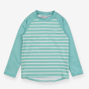 Rash vest teal stripe