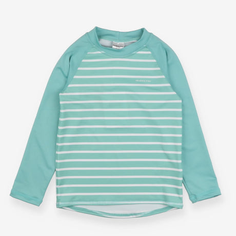Rash vest teal stripe