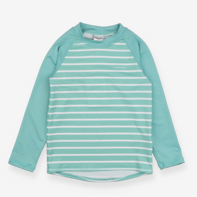 Rash vest teal stripe