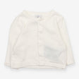White Cardigan 4 Poppers
