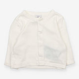 White Cardigan 4 Poppers