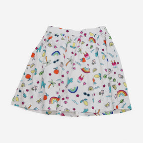 Skort White Summer Vibes