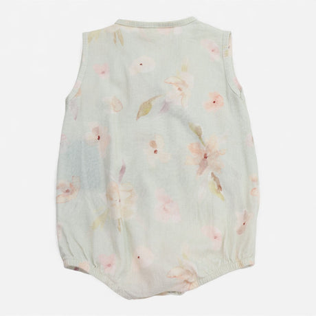 Ada Baby bodysuit sleeveless with button flowers