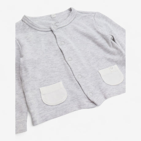 Cardigan - grey with pockets