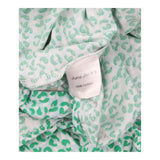 Maternity&Nursing DressTiered Midi Green Animals P