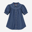 Denim Shirt Peter Pan Collar