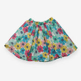 Skirt twirly large colourful flowers
