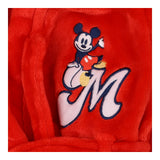 Disney Dressing Gown Red Mickey Mouse Ears