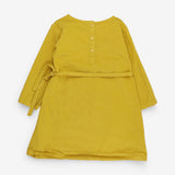 Cord Dress Golden with Tie Belt