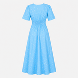 Dress Blue Heart Organic Cotton