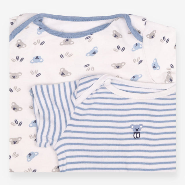 Bodysuits Blue Stripe Koala 2-Pack