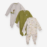 Sleepsuit Lochness Monster 3 Pack
