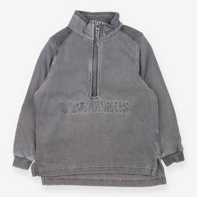 Lazy Jacks Sweater Half Zip Grey