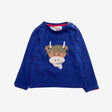 Blue Highland Cow T-shirt