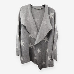 rey star drape maternity and nursing cardigan