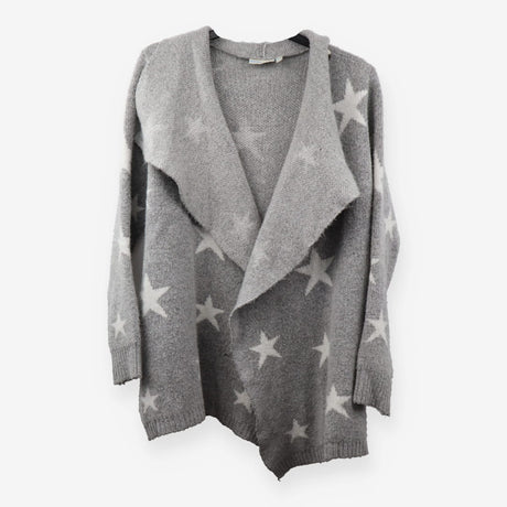 rey star drape maternity and nursing cardigan