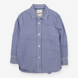 Blue and white pinstripe shirt