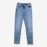 Jeans light blue floral pockets