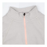 Fleece sweater Half Zip Grey and Pink