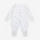 Sleepsuit White Pink Sheep