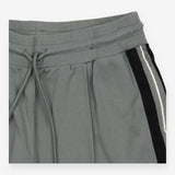Wide Leg Trousers in Grey with Contrasting Side St
