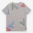 T-shirt grey snowboard