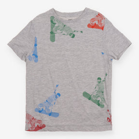 T-shirt grey snowboard