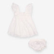 Dress & Bloomer Cream Embroidery Anglaise 