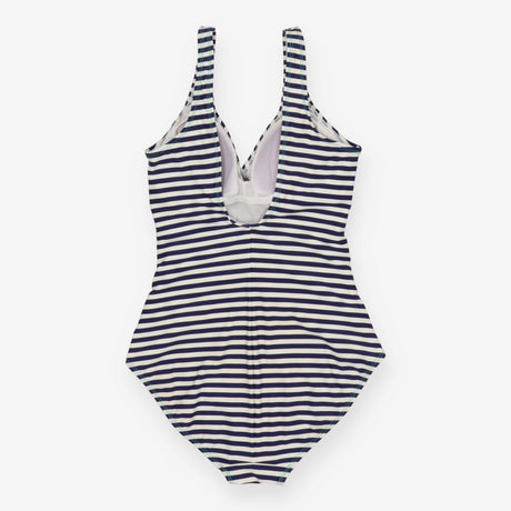 Swimsuit navy stripe